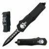 9" Skull Tactical Recon Automatic Serrated OTF Combat Knife -KNIFE IMPORT Sales 10 929SK20 20Copy