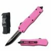 7" Pink Tactical Recon OTF Combat Knife -KNIFE IMPORT Sales 10 929SPK