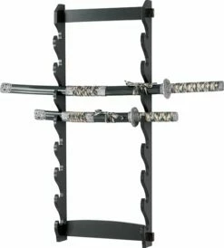 8 Tier Wall Mount Sword Display Rack