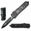 8" Stonewash Grim Reaper Automatic OTF Knife -KNIFE IMPORT Sales 118SW