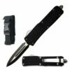 8.5" Black Delta Force OTF Dual Action Automatic Knife -KNIFE IMPORT Sales 140BKDP