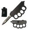 Carbon Fiber Knuckle Out The Front OTF Knife -KNIFE IMPORT Sales 159BKDP