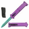 8.75" Purple Handle Double Action JOKER OTF Automatic Knife -KNIFE IMPORT Sales 177PGN