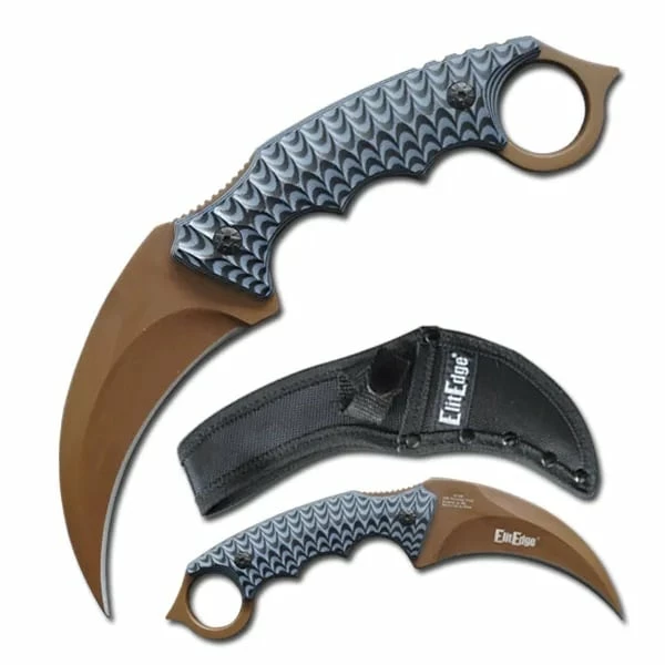 9.25 Inches Tactical Karambit Fixed Blade G-10 Handle Knife 3 9.25 Inches Tactical Karambit Fixed Blade G-10 Handle Knife