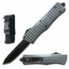9" Grey Matrix Out Of The Front OTF Automatic Knife -KNIFE IMPORT Sales 204GY