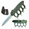 Spiked OTF Automatic Carbon Fiber Knuckle Out The Front Knife -KNIFE IMPORT Sales 253GN20copy