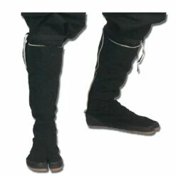 Black Ninja Tabi Boots - Size 7