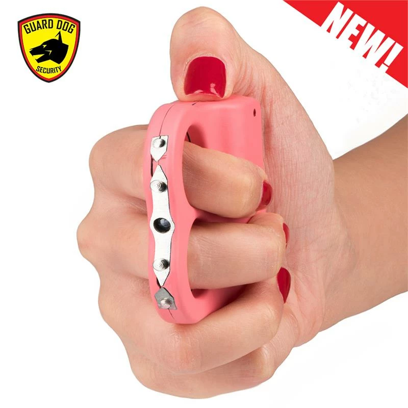 I Do Two LED Knuckle Stun Gun Pink Self Defense Weapon Dual Sparks 3 I Do Two LED Knuckle Stun Gun Pink Self Defense Weapon Dual Sparks