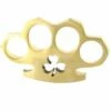 Shamrock Clover 100% Pure Brass Knuckle Novelty Paper Weight 1 Shamrock Clover 100% Pure Brass Knuckle Novelty Paper Weight -KNIFE IMPORT Sales 6A1 BN2857
