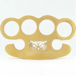 Wise Owl Pure Brass Knuckle Paper Weight