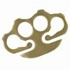 100% Solid Brass Knuckle Key Ring Belt Clip -KNIFE IMPORT Sales 6B2 BN2792