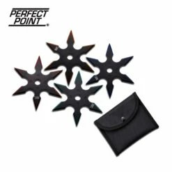 Perfect Point Ninja And Martial Arts Throwing Star 4 Piece Set
