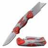 Busted Knuckle Garage Manual Folding Knife With Utility Cutter Blade -KNIFE IMPORT Sales BKG FDR002