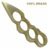 Solid Brass Knuckleduster Novelty Paper Weight Accessory 2 Solid Brass Knuckleduster Novelty Paper Weight Accessory -KNIFE IMPORT Sales BN4 1