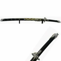 Dragon Samurai Katana Sword With Two Throwing Knives