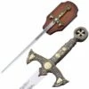 Knights Templar Sword With Wall Plaque -KNIFE IMPORT Sales C94.1