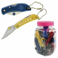 Keychain Knives - Assorted Colors - 36 Pieces