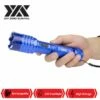 DZS Blue Delta Stun Gun 10 Million Volt Rechargeable With LED Flashlight -KNIFE IMPORT Sales DZS1500BL1