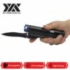 DZS 3 In 1 Multi Tool Rechargeable Stun Gun, FlashLight And Folding Knife -KNIFE IMPORT Sales DZS60001