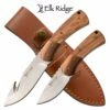 Elk Ridge Fixed Blade Hunting Knife Set Natural Pakkawood Handle -KNIFE IMPORT Sales ER 200 10BR 999e909f dee5 4032 89b9 b47b5dd12938