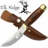 Elk Ridge Wood Handle Hunting Knife -KNIFE IMPORT Sales ER050.1