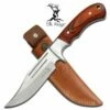 Elk Ridge Hunting Knife With Genuine Leather Sheath -KNIFE IMPORT Sales ER052.2