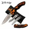 Elk Ridge Inter-changeable Blade Folding Pocket Knife Orange Camo 2 Elk Ridge Inter-changeable Blade Folding Pocket Knife Orange Camo -KNIFE IMPORT Sales ER942OC