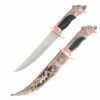 Bronze Wolf Collectors Dagger Fixed Blade Hunting Knife With Scabbard -KNIFE IMPORT Sales FL15208W