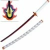 Kyojuro Rengoku Nichirin Sword Demon Killer Anime Samurai Katana -KNIFE IMPORT Sales FL199111FL