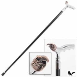 36" Copper Eagle Head Handle Gentlemen Walking Cane Stick
