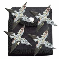 4 PC Dragon Shuriken Throwing Ninja Stars