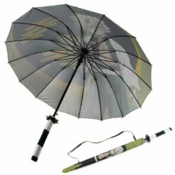 Shinazugawa Sanemi Anime Demon Slayer Cosplay Umbrella Automatic Folding