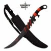 Fantasy Master 25 Inch Short Sword Black Blade With Red Stripes 1 Fantasy Master 25 Inch Short Sword Black Blade With Red Stripes -KNIFE IMPORT Sales FM675R