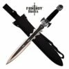 Fantasy Master 27 Inch Short Sword With Black Skull Handle -KNIFE IMPORT Sales FM681BK