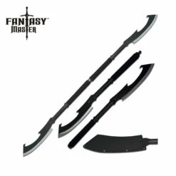 Fantasy Master 27.75 Inch Overall 2 In 1 Short Sword Black Handle