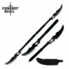 Fantasy Master 27.75 Inch Overall 2 In 1 Short Sword Black Fiber Handle -KNIFE IMPORT Sales FMT054BK