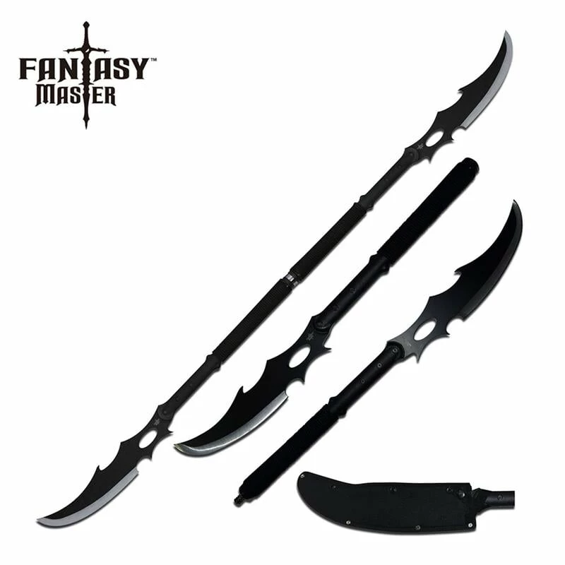 Fantasy Master 27.75 Inch Overall 2 In 1 Short Sword Black Fiber Handle 3 Fantasy Master 27.75 Inch Overall 2 In 1 Short Sword Black Fiber Handle