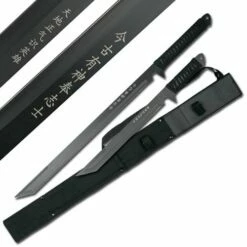 Black Twin Ninja Sword Set