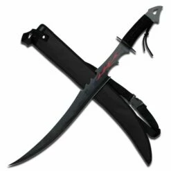 Full Tang Secret Agent Sword With Cord Wrapped Round Handle