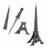 Eiffel Tower Design Fantasy Dagger Knife - Letter Opener -KNIFE IMPORT Sales HK4001.1