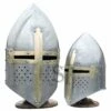 Medieval 16G Knights Sugarloaf Helmet With Stand -KNIFE IMPORT Sales HM105 1