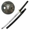 Hand Sharpened Carbon Steel Katana Sword With Black Finish Scabbard -KNIFE IMPORT Sales LU010.2