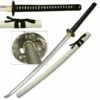 Hand Sharpened Carbon Steel Katana With White Finish Scabbard -KNIFE IMPORT Sales LU014W.1