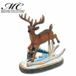Home Decor Resin Deer Display With Stand