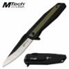 8 Inch Two Tone Manual Folding Pocket Knife Black Green Handle -KNIFE IMPORT Sales MT 1081GN