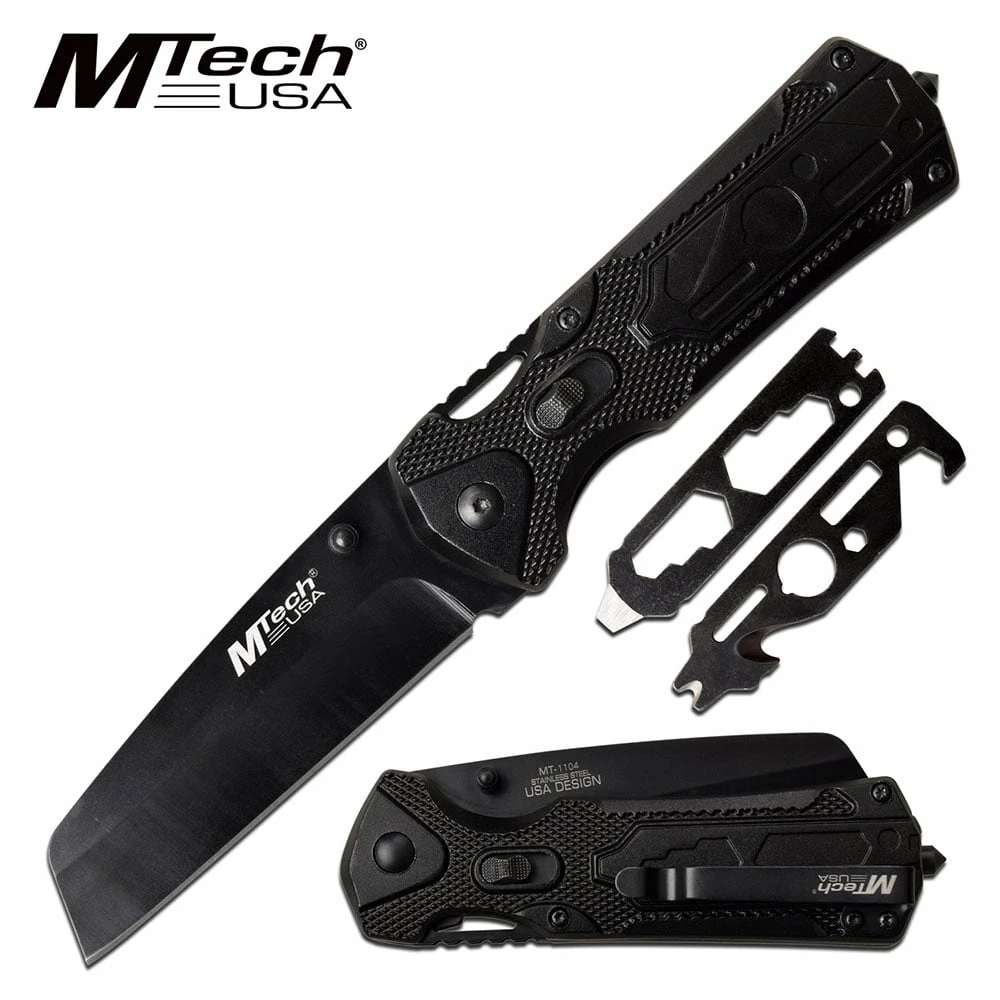 Manual Folding Pocket Knife Hidden Multi Tools In Black Handle 3 Manual Folding Pocket Knife Hidden Multi Tools In Black Handle