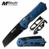 Manual Folding Pocket Knife Hidden Multi Tools In Blue Handle -KNIFE IMPORT Sales MT 1104BL