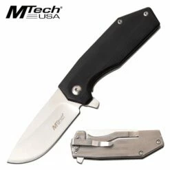 Mtech 6 Inch Manual Folding Pocket Knife USA Flag Handle