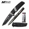 MTech USA Folding Pocket Knife And Self Defense Tactical Pen Kit 2 MTech USA Folding Pocket Knife And Self Defense Tactical Pen Kit -KNIFE IMPORT Sales MTPR011