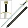 Order Of The Temple Medieval Knights Sword -KNIFE IMPORT Sales PK1133 1